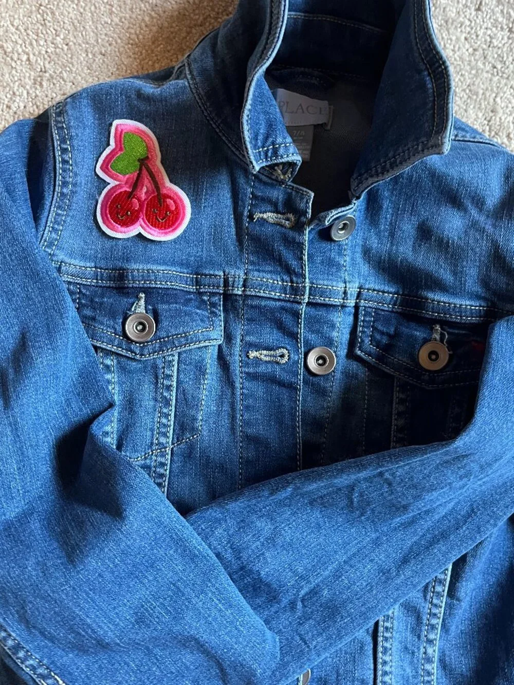 Girls Denim Jacket from Children's Place Size 7 8
